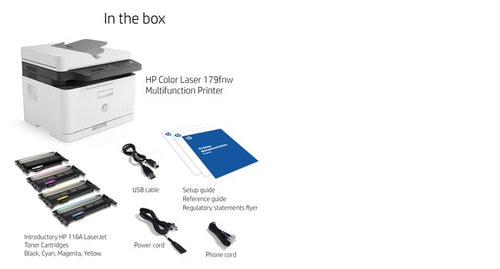 HP Color Laser MFP 179fnw A4 600 x 600 DPI 18 ppm Wi-Fi HP Color Laser MFP 179fnw A4 600 x 600 DPI 18 ppm Wi-Fi